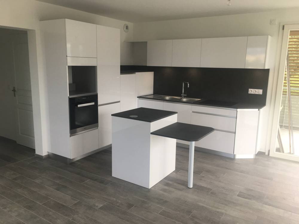 petit ilot central noir et blanc